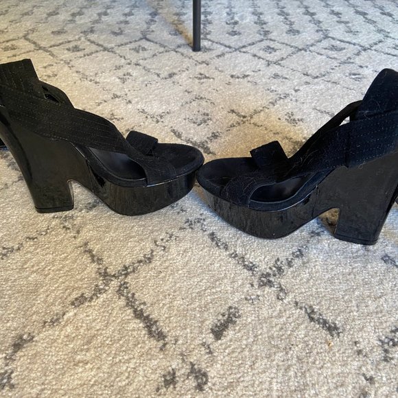 CELINE ANKLE WRAP PLATFORMS - Picture 3 of 5